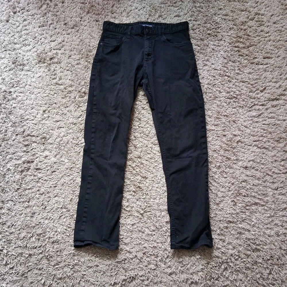 Calvin Klein Jeans CKJ035 Straight Black Men’s Jeans Size 32x30 Denim Pants
